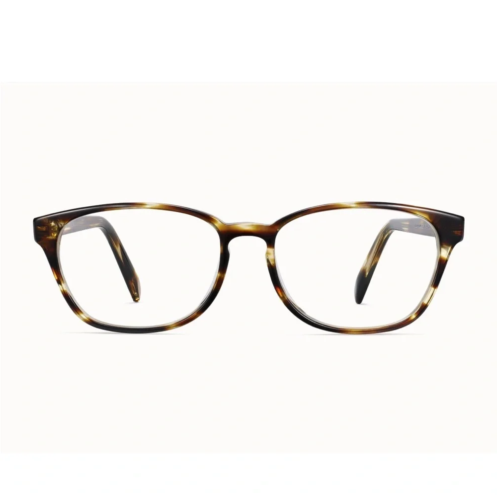 Warby Parker Clemens Eyeglasses Tortoiseshell Rectangular Unisex Classic